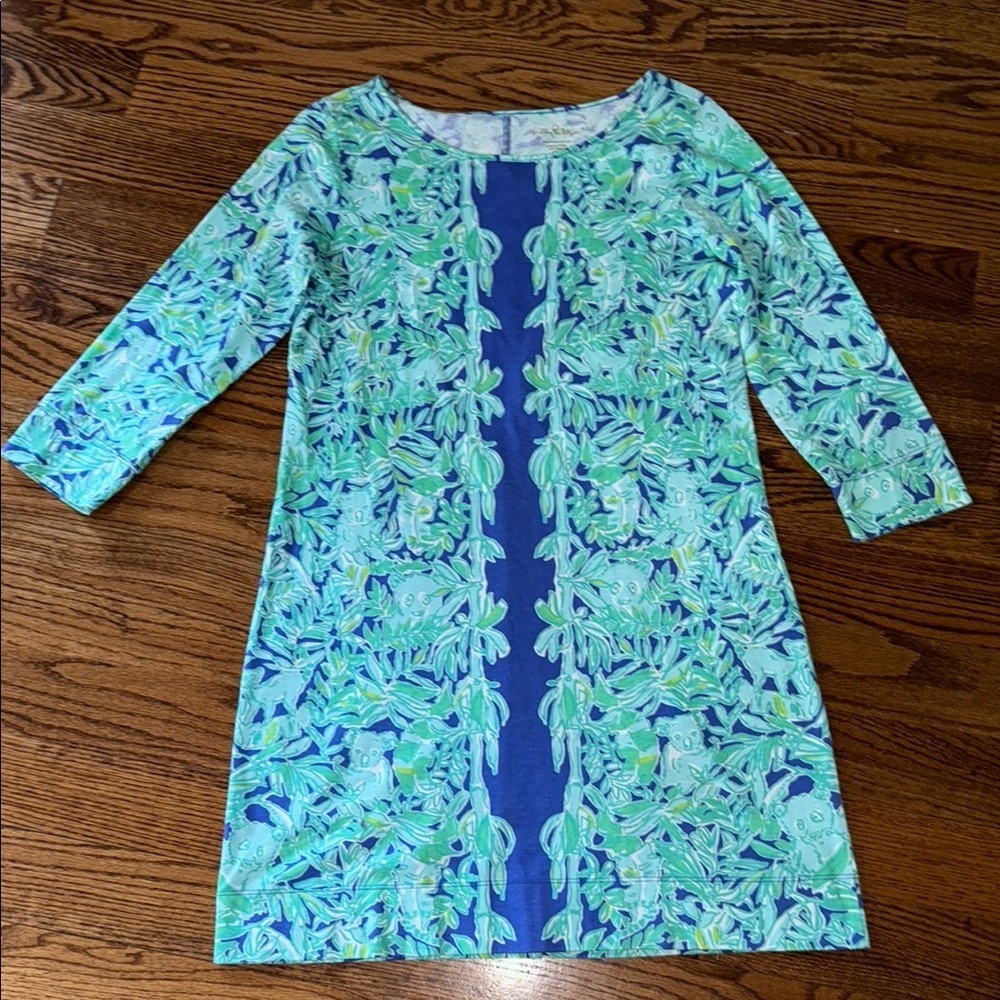 Lilly Pulitzer Marlowe dress in print Koala of the Wild size Large NWOT - Picture 3 of 8
